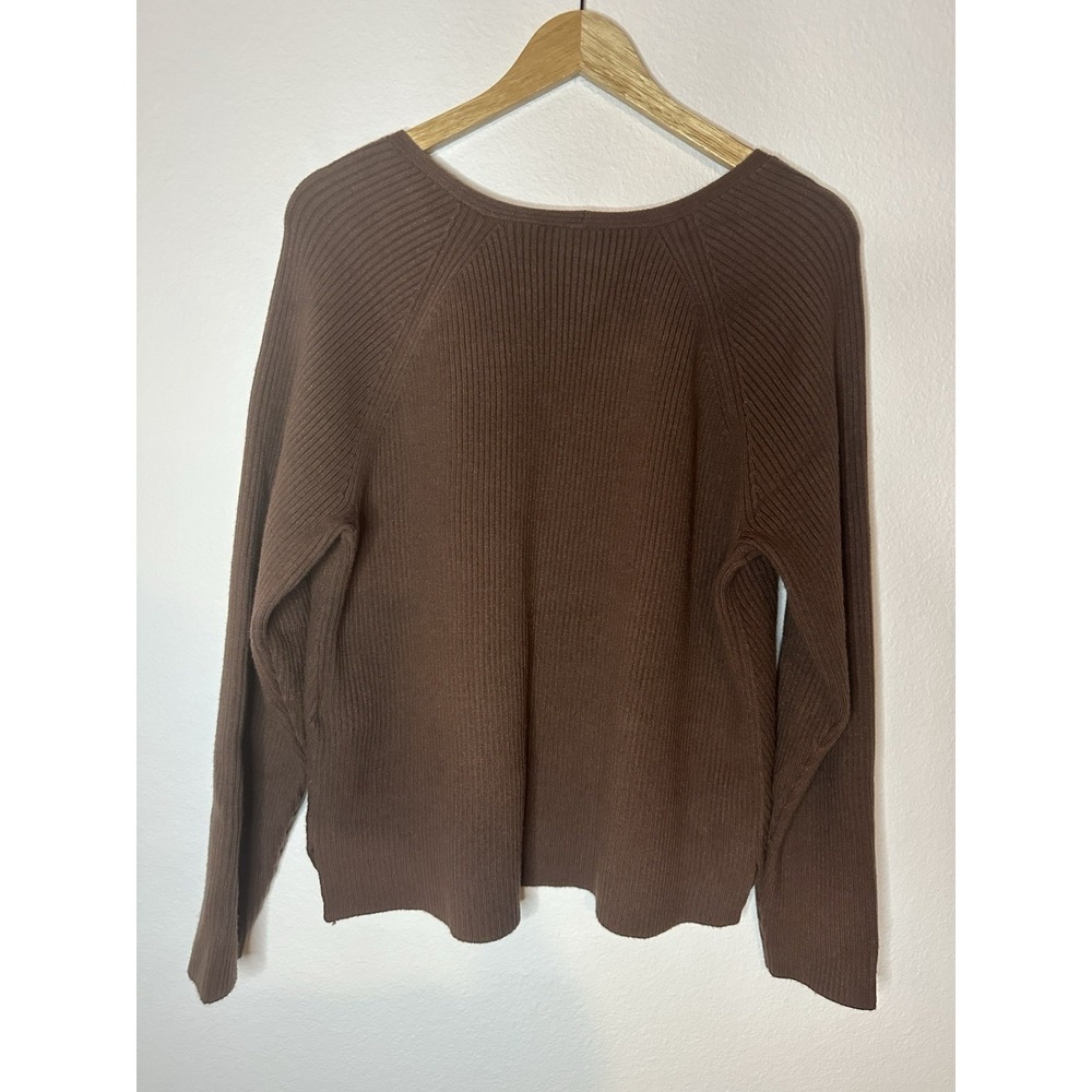 Abercrombie & Fitch Womens Brown Long Sleeve Knit Sweater Size XL - Picture 4 of 9